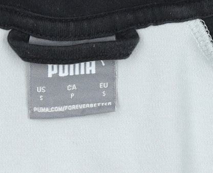 Mens UK Size S PUMA Grey Full Zip Hoodie