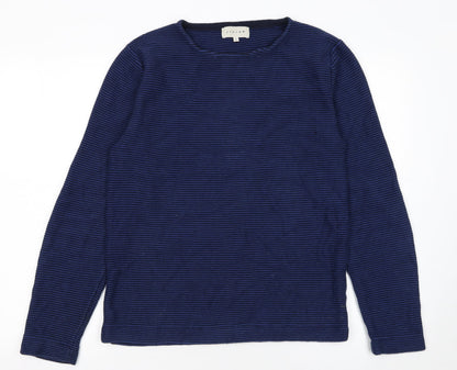 Mens UK Size S Jigsaw Blue Pullover Jumper