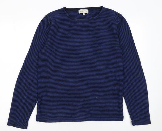 Mens UK Size S Jigsaw Blue Pullover Jumper