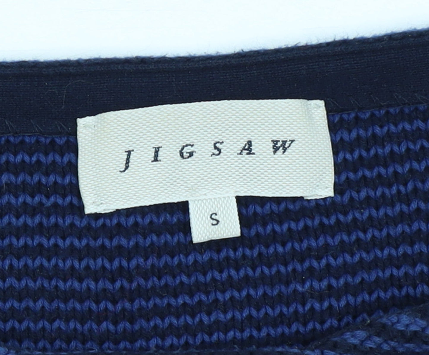 Mens UK Size S Jigsaw Blue Pullover Jumper