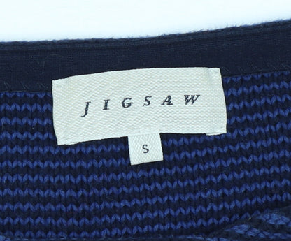 Mens UK Size S Jigsaw Blue Pullover Jumper