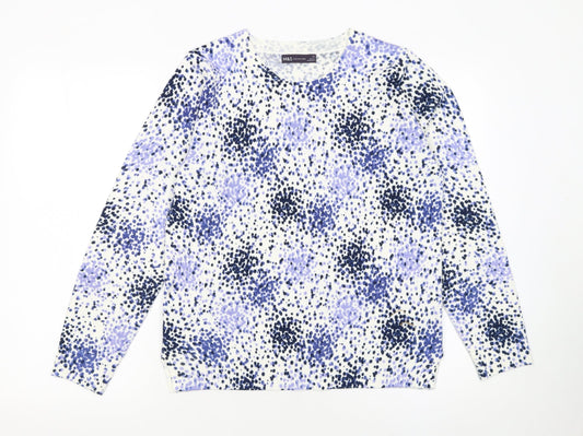 Marks and Spencer Women's Multicoloured Size 12 Pullover Jumper