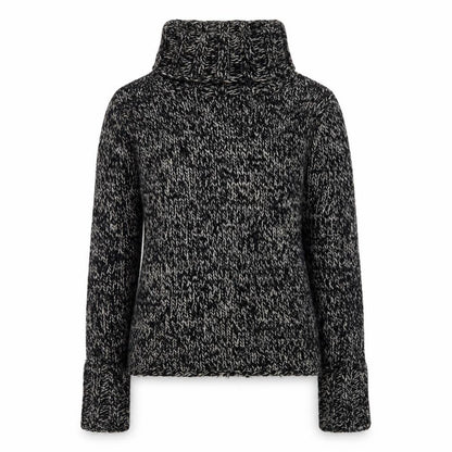 Gap Women’s Black Wool Blend Chunky Roll Neck Jumper Size S