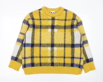 Womens UK Size 8 Warehouse Yellow Pullover Jumper