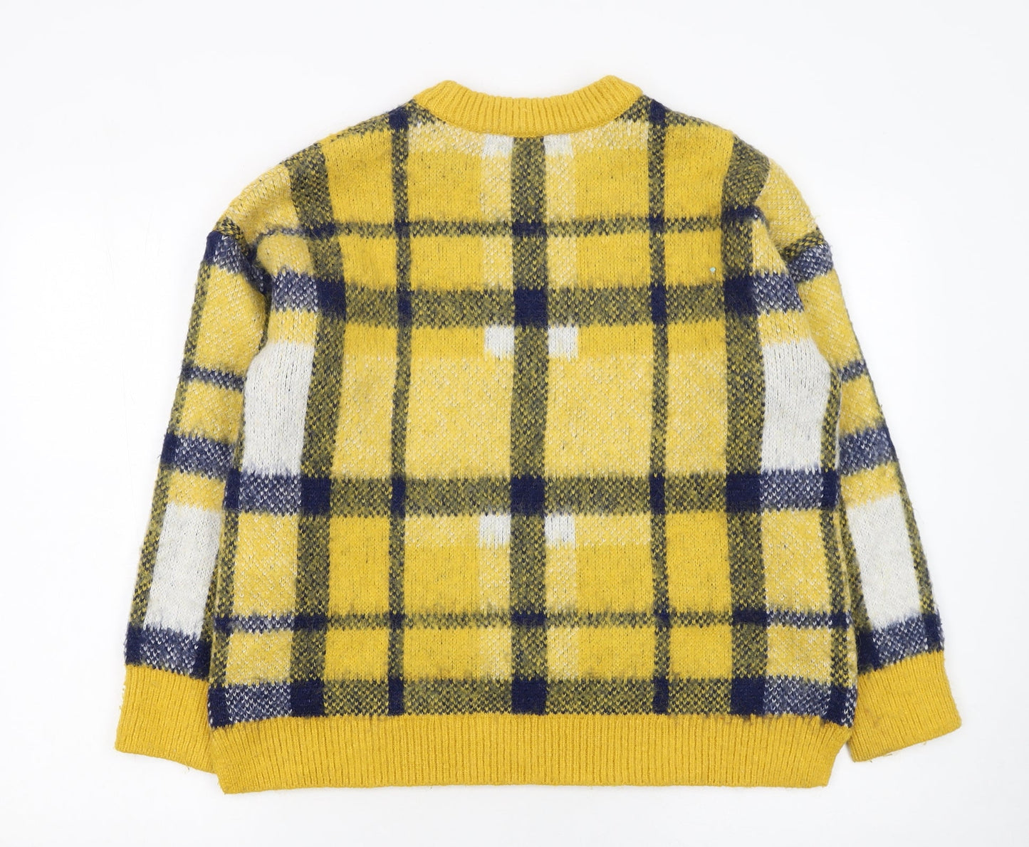 Womens UK Size 8 Warehouse Yellow Pullover Jumper