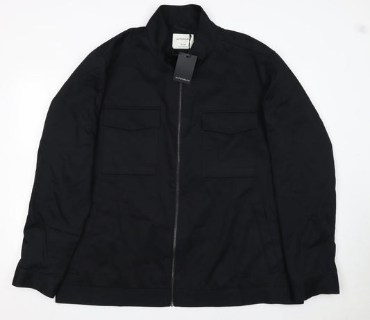 Mens UK Size 3XL Marks and Spencer Black Basic Jacket