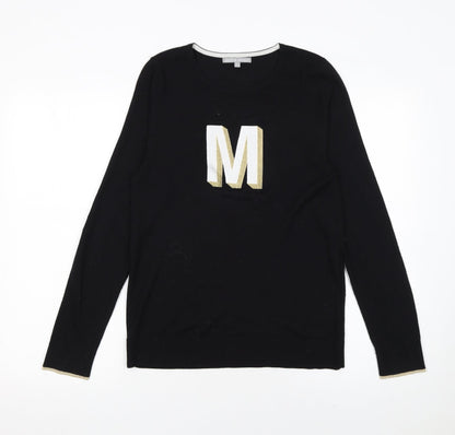 Womens UK Size S Oliver Bonas Black Pullover Jumper