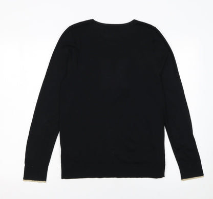 Womens UK Size S Oliver Bonas Black Pullover Jumper