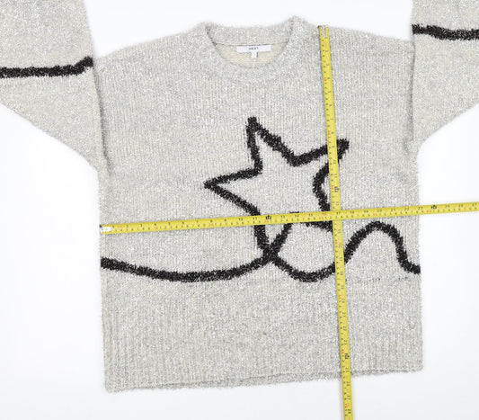 Womens UK Size L NEXT Grey Pullover Jumper