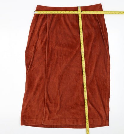 Womens UK Size L Monki Straight & Pencil Corduroy Skirt