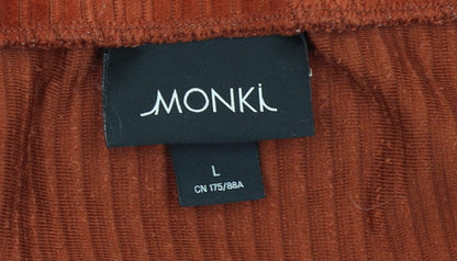 Womens UK Size L Monki Straight & Pencil Corduroy Skirt