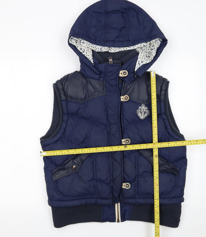 Womens UK Size 16 SoulCal & Co Blue Puffer Jacket