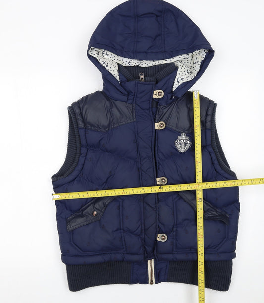Womens UK Size 16 SoulCal & Co Blue Puffer Jacket