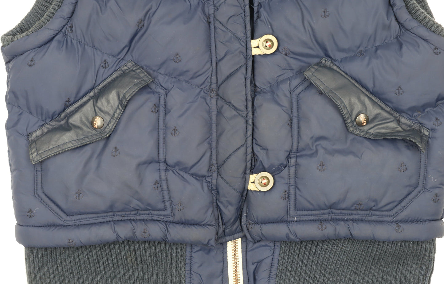 Womens UK Size 16 SoulCal & Co Blue Puffer Jacket