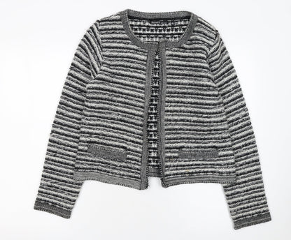Womens UK Size 12 Berretti Grey Cardigan Jumper