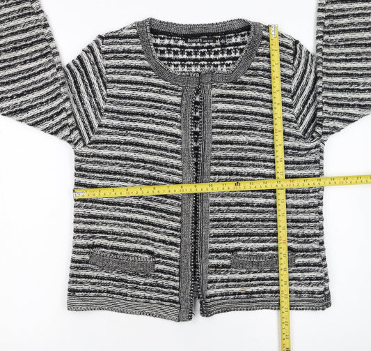 Womens UK Size 12 Berretti Grey Cardigan Jumper