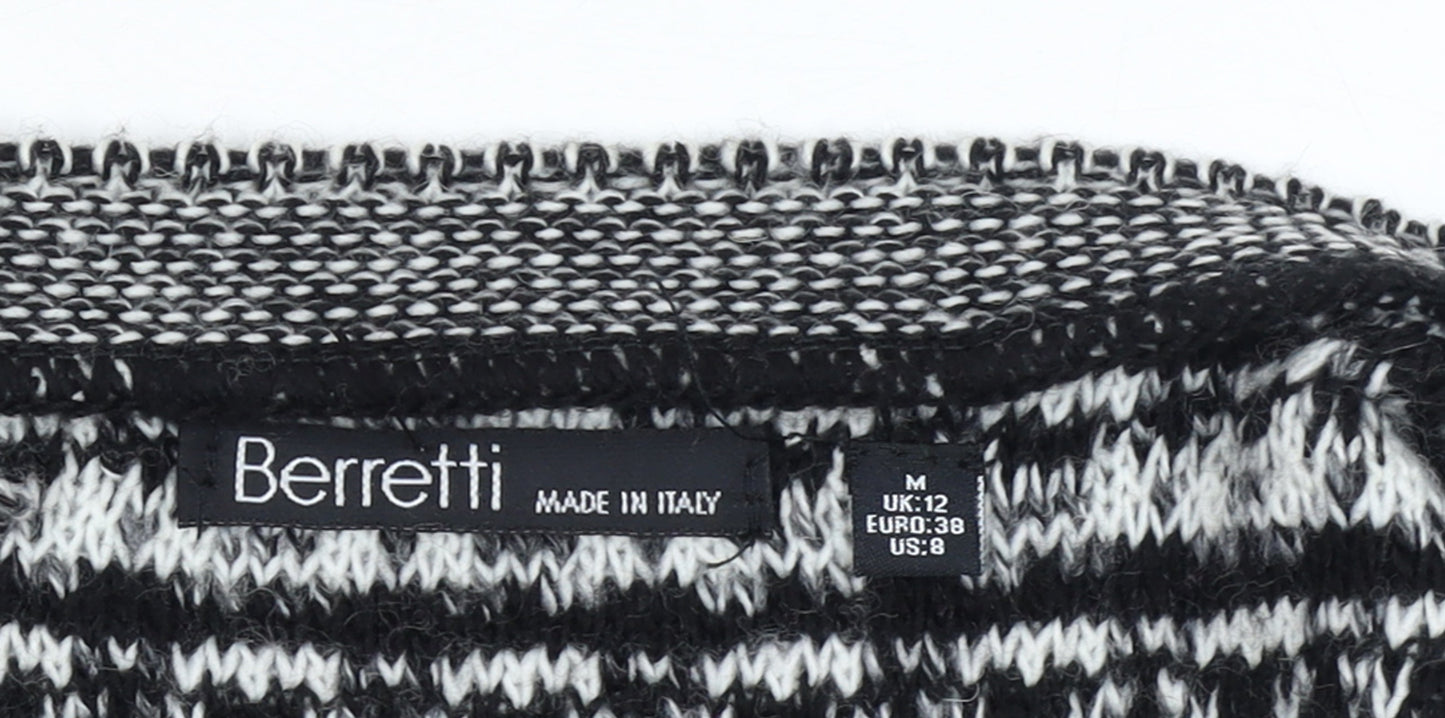 Womens UK Size 12 Berretti Grey Cardigan Jumper