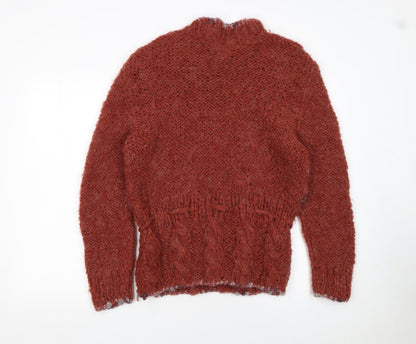 Womens UK Size M Duvin Brown Pullover Jumper