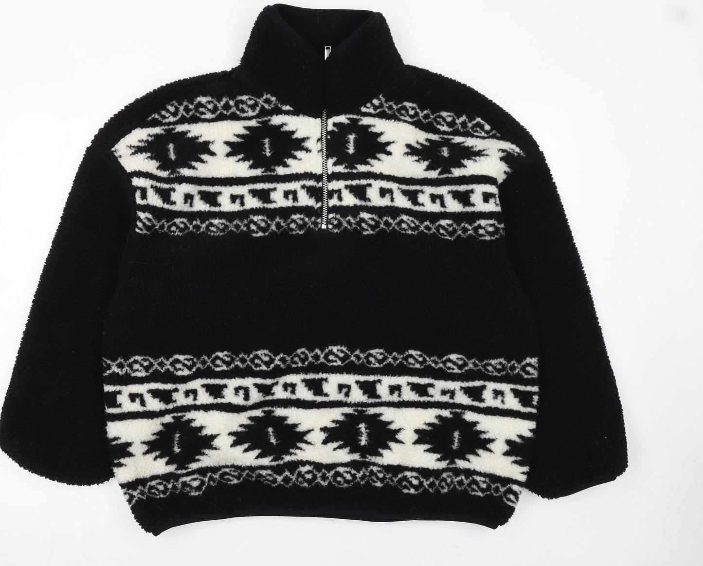 Womens UK Size S H&M Black Pullover Sweatshirt