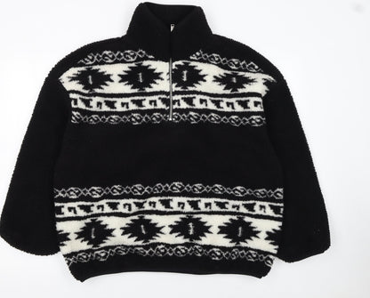 Womens UK Size S H&M Black Pullover Sweatshirt