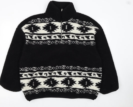 Womens UK Size S H&M Black Pullover Sweatshirt