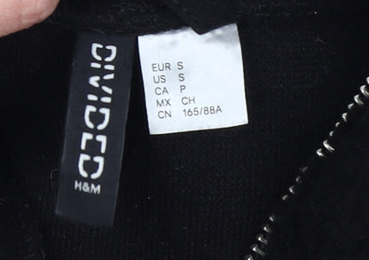 Womens UK Size S H&M Black Pullover Sweatshirt