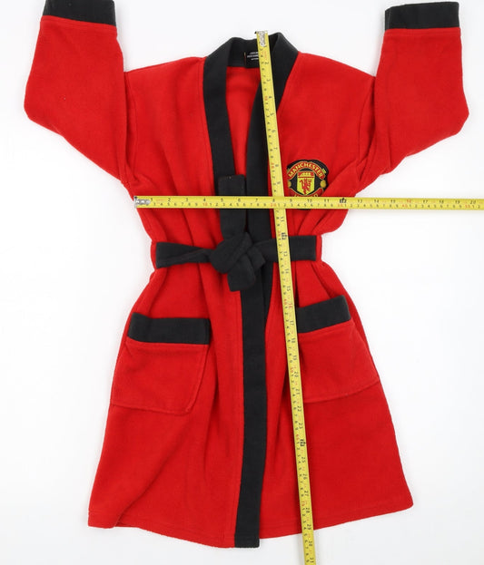 Boys UK Size 6-7 Years Manchester United Red  Robe