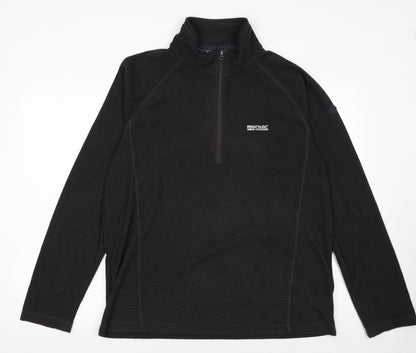 Mens UK Size L Regatta Black Pullover Sweatshirt