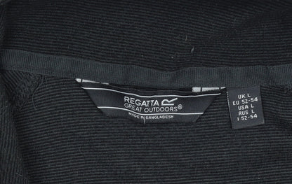 Mens UK Size L Regatta Black Pullover Sweatshirt