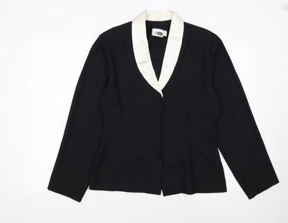 Womens UK Size 14 Ideal Regular Black Suit Jacket