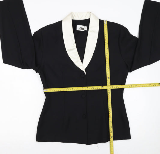 Womens UK Size 14 Ideal Regular Black Suit Jacket
