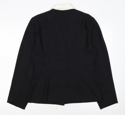 Womens UK Size 14 Ideal Regular Black Suit Jacket