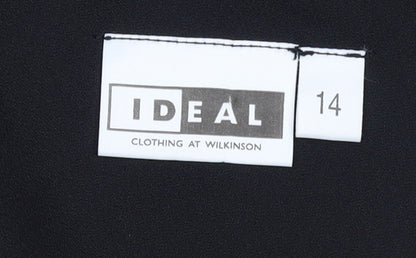 Womens UK Size 14 Ideal Regular Black Suit Jacket