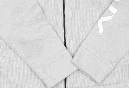 DKNY Women Grey Track Jacket Size L Full Zip Sportswear