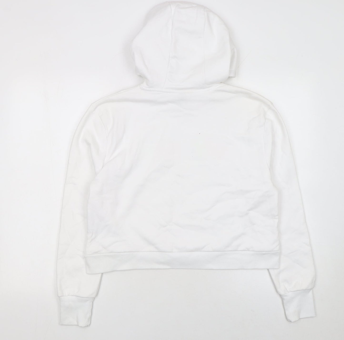 Womens UK Size 10 ellesse White Pullover Hoodie