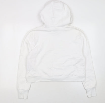 Womens UK Size 10 ellesse White Pullover Hoodie