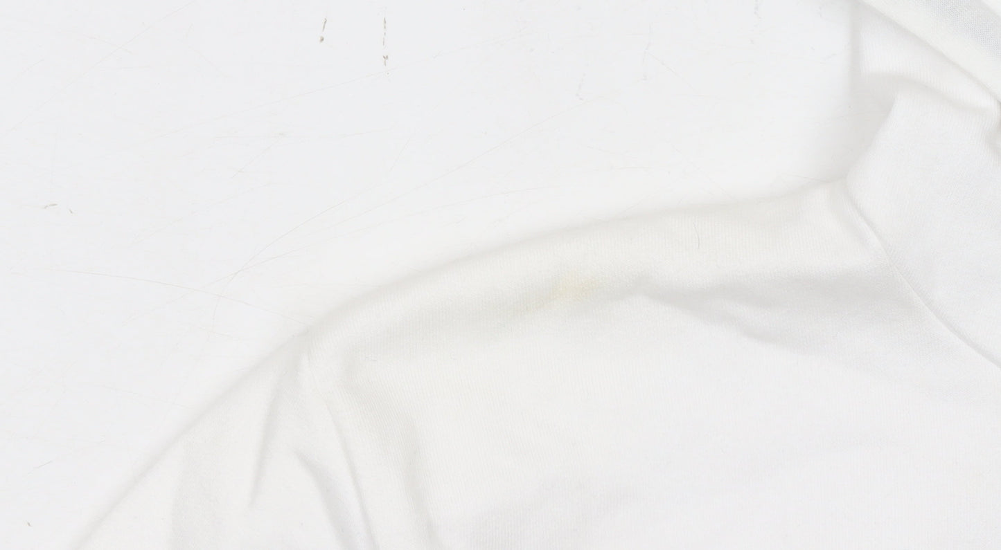 Womens UK Size 10 ellesse White Pullover Hoodie