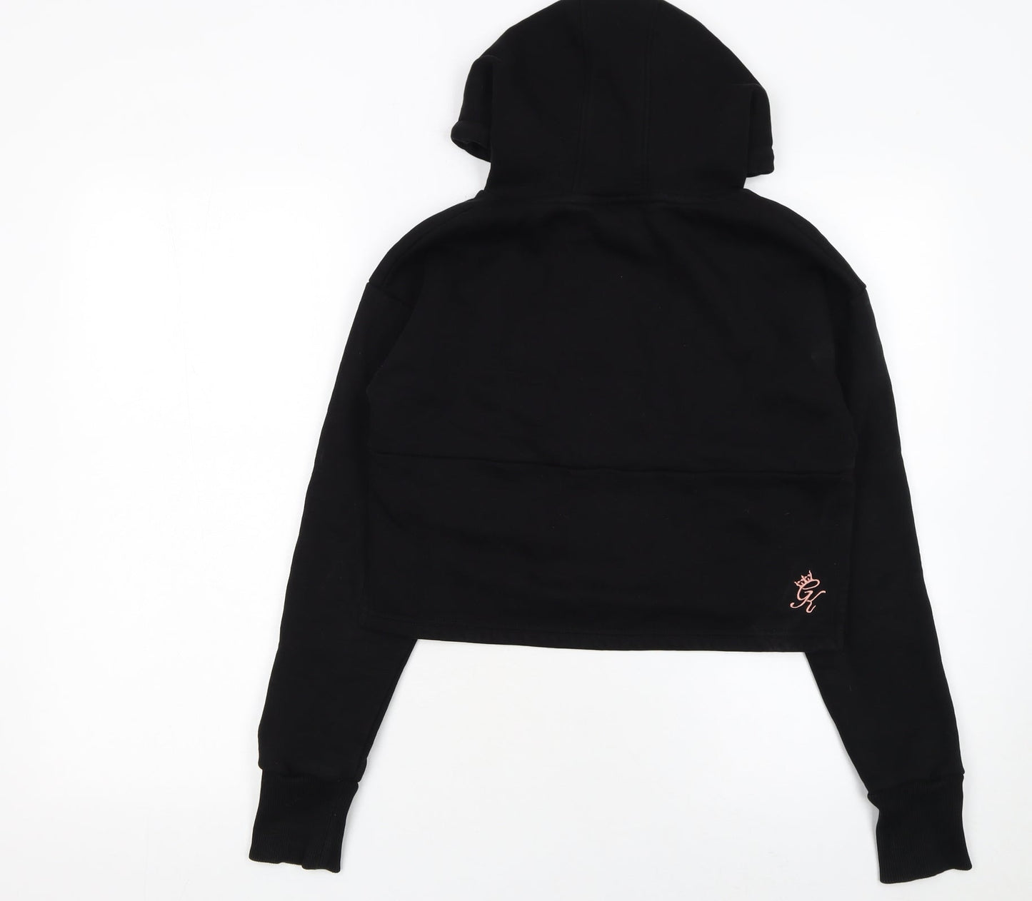 Womens UK Size 8 Gym King Black Pullover Hoodie