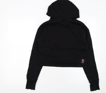 Womens UK Size 8 Gym King Black Pullover Hoodie