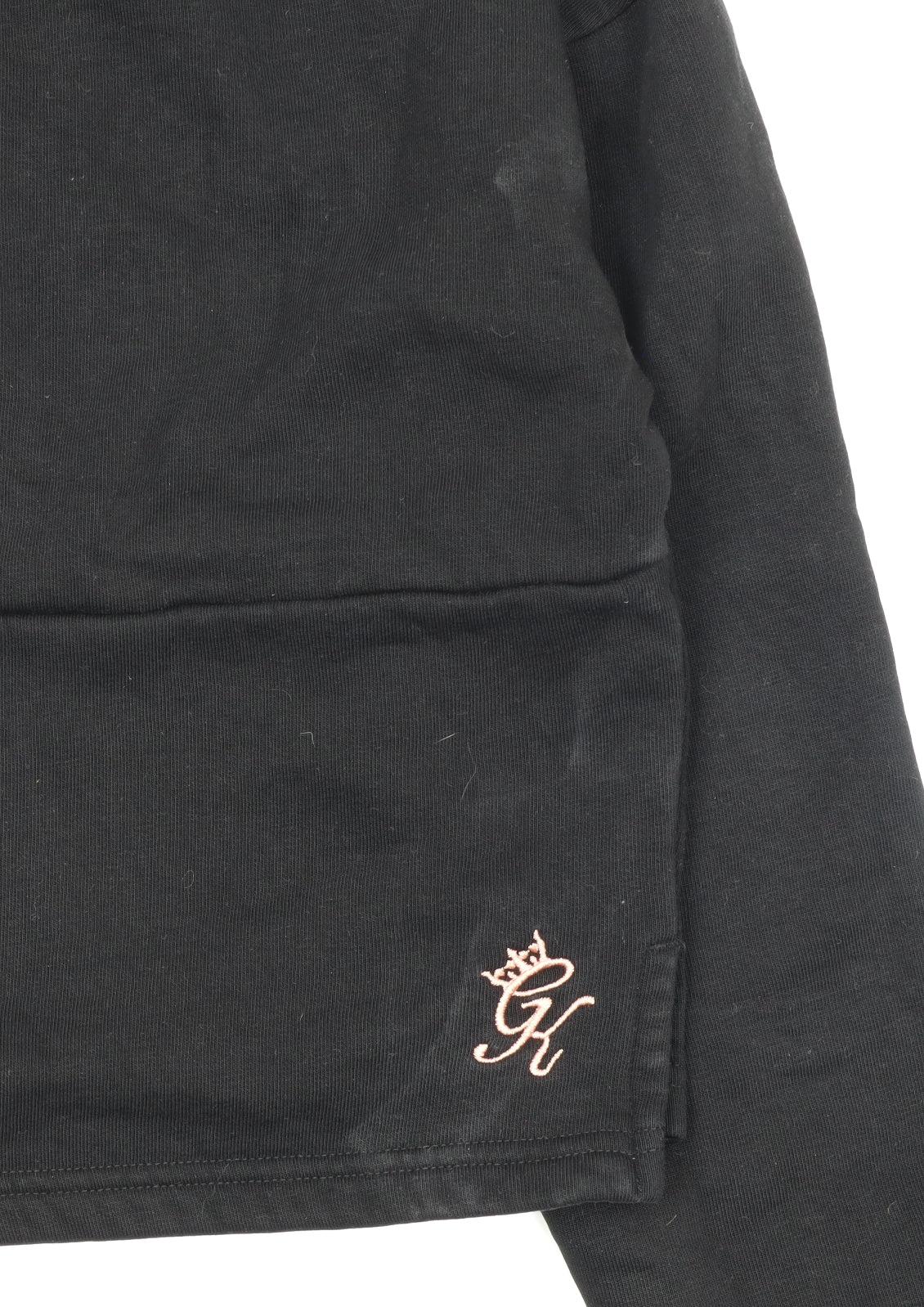 Womens UK Size 8 Gym King Black Pullover Hoodie