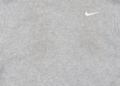 Nike Boys Grey Pullover Hoodie XL 13-15 Years Regular Fit Sportswear