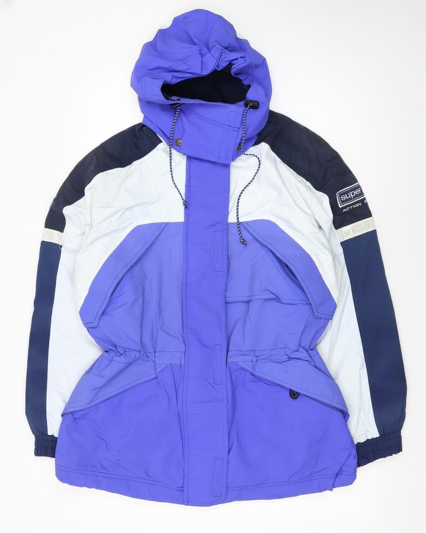 Womens UK Size 12 Super A by Torstai Blue Parka Coat
