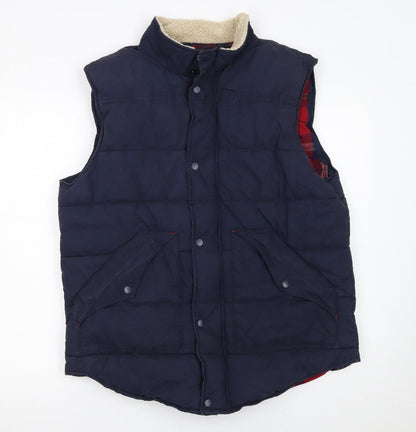 Mens UK Size L White Stuff Blue Bodywarmer
