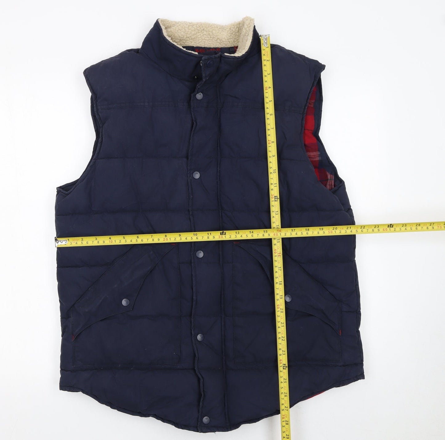 Mens UK Size L White Stuff Blue Bodywarmer