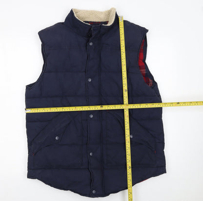 Mens UK Size L White Stuff Blue Bodywarmer