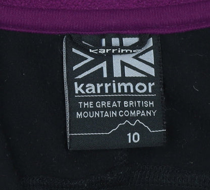 Womens UK Size 10 Karrimor Black Pullover Sweatshirt