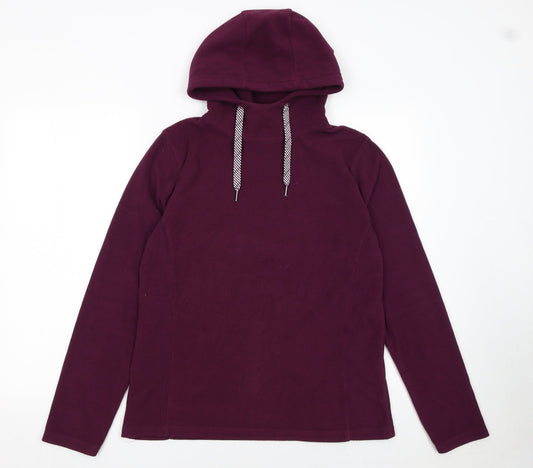 Womens UK Size 12 Mountain Warehouse Red Pullover Hoodie