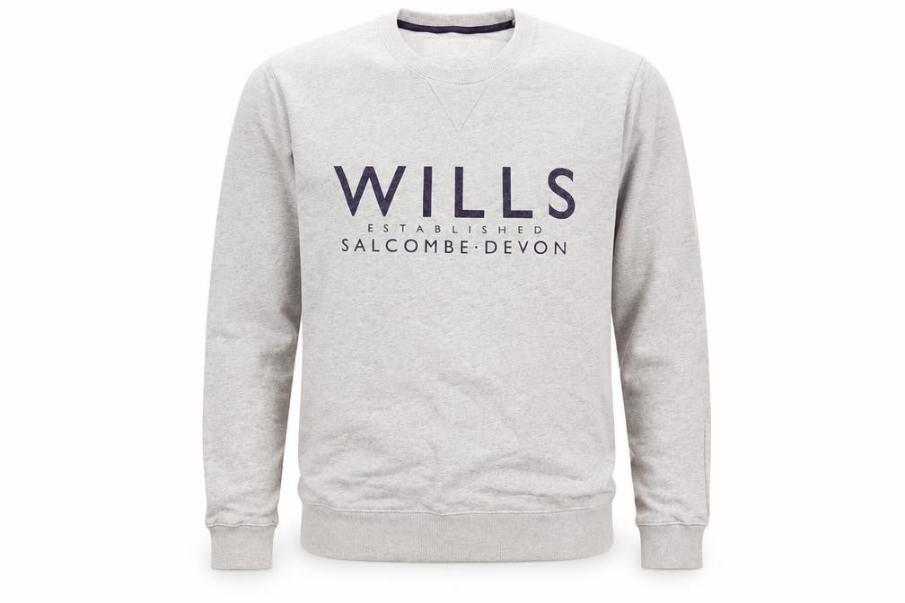 Mens UK Size M Jack Wills Grey Pullover Sweatshirt