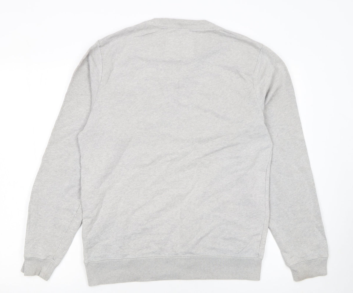 Mens UK Size M Jack Wills Grey Pullover Sweatshirt