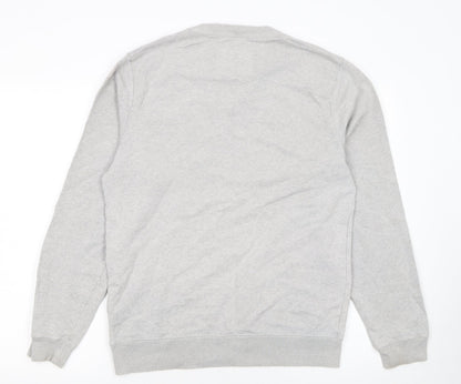Mens UK Size M Jack Wills Grey Pullover Sweatshirt